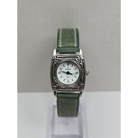 Peyote Bird Designs Accessories - Peyote Bird Designs Santa Fe Womens Southwestern Green Leather Watch New Battery
